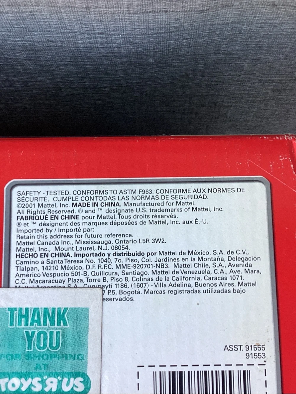 Vtg Tyco R/C Air Rebound Radio Controlled Car 2001 Mattel Wheels NIB